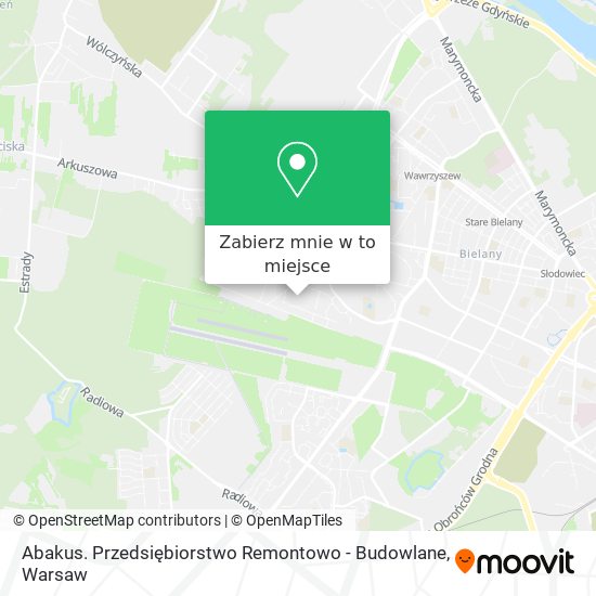 Mapa Abakus. Przedsiębiorstwo Remontowo - Budowlane