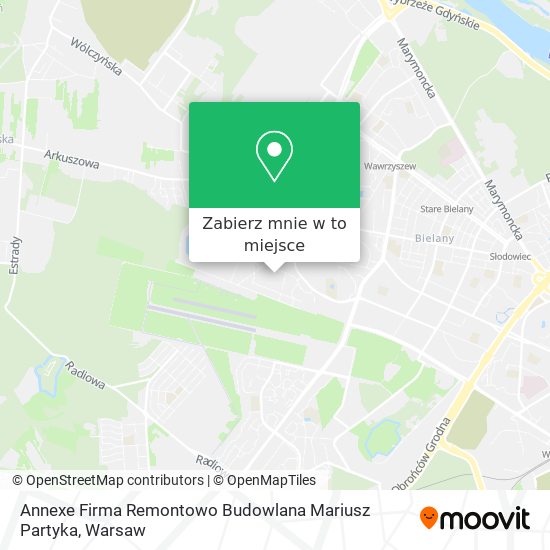 Mapa Annexe Firma Remontowo Budowlana Mariusz Partyka