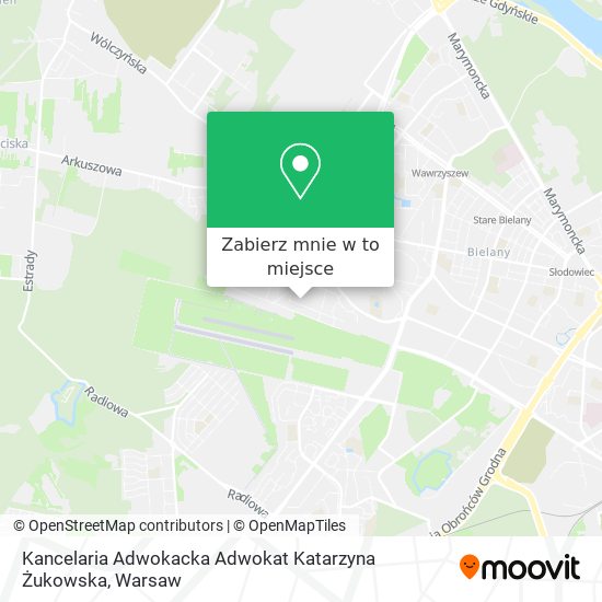 Mapa Kancelaria Adwokacka Adwokat Katarzyna Żukowska