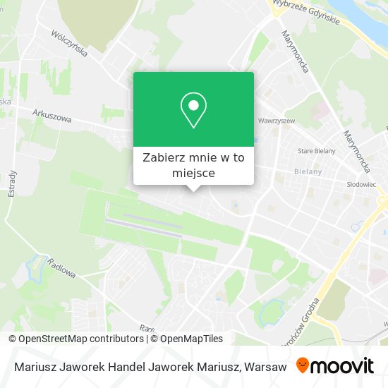 Mapa Mariusz Jaworek Handel Jaworek Mariusz