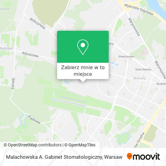 Mapa Malachowska A. Gabinet Stomatologiczny