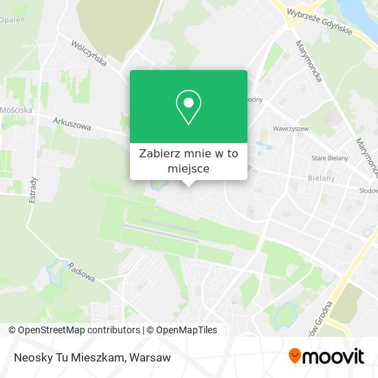 Mapa Neosky Tu Mieszkam