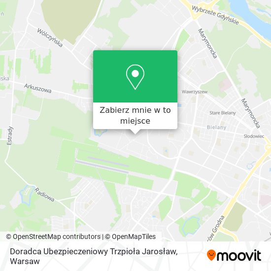 Mapa Doradca Ubezpieczeniowy Trzpioła Jarosław