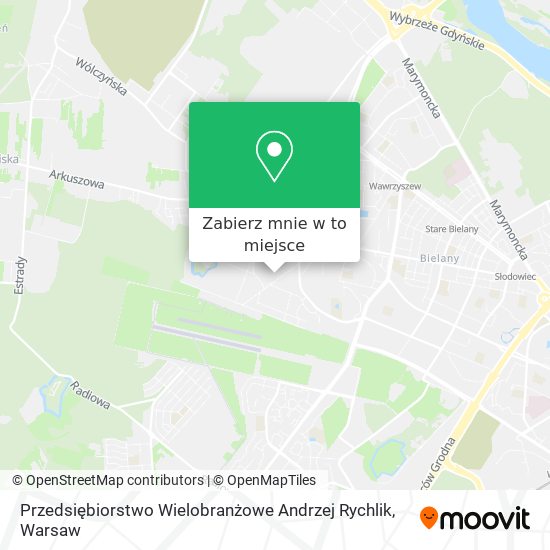 Mapa Przedsiębiorstwo Wielobranżowe Andrzej Rychlik