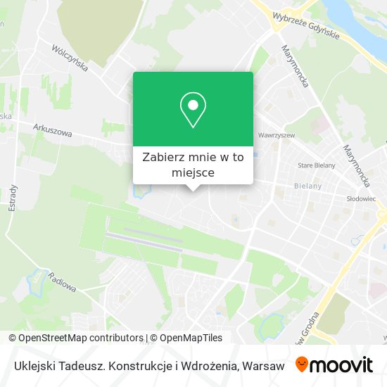 Mapa Uklejski Tadeusz. Konstrukcje i Wdrożenia