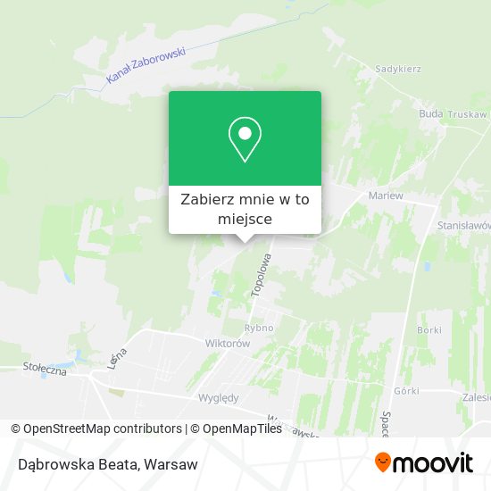 Mapa Dąbrowska Beata