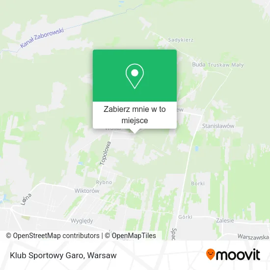 Mapa Klub Sportowy Garo