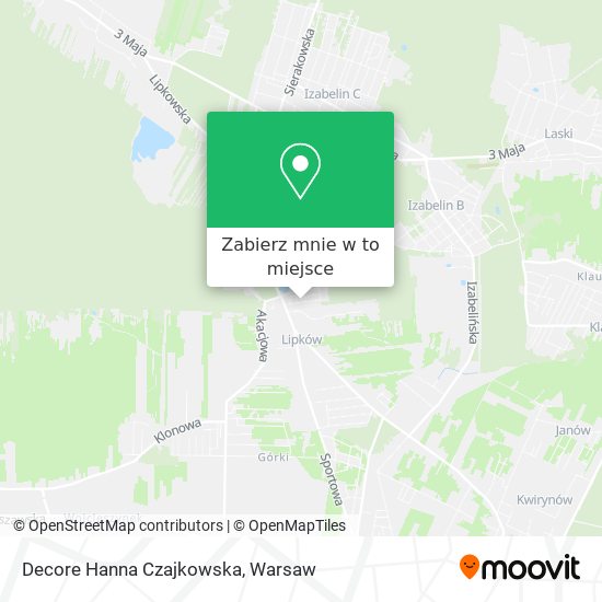 Mapa Decore Hanna Czajkowska