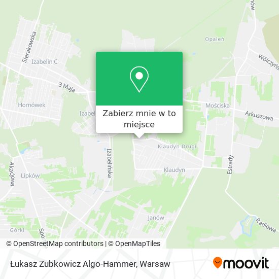 Mapa Łukasz Zubkowicz Algo-Hammer