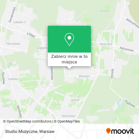 Mapa Studio Muzyczne