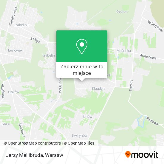 Mapa Jerzy Mellibruda