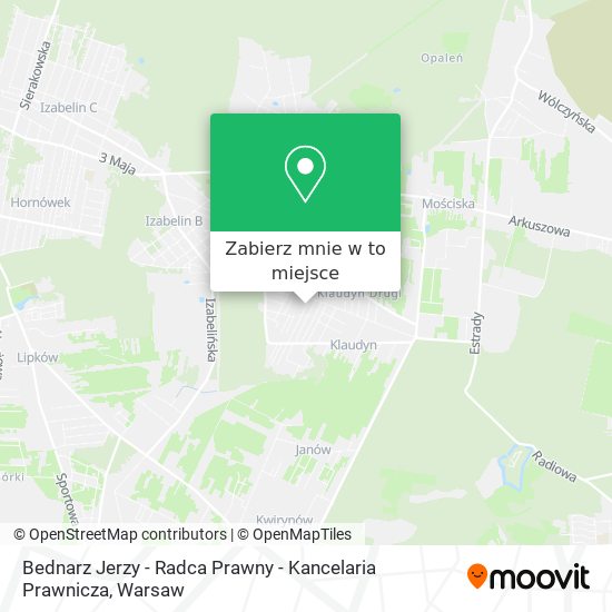 Mapa Bednarz Jerzy - Radca Prawny - Kancelaria Prawnicza