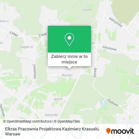 Mapa Elkras Pracownia Projektowa Kazimierz Krasuski