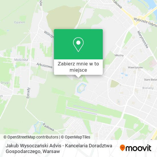 Mapa Jakub Wysoczański Advis - Kancelaria Doradztwa Gospodarczego