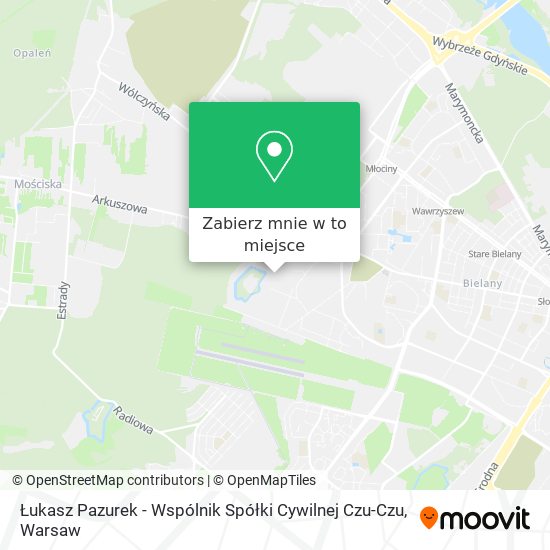 Mapa Łukasz Pazurek - Wspólnik Spółki Cywilnej Czu-Czu