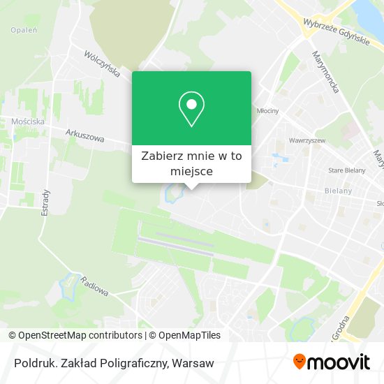 Mapa Poldruk. Zakład Poligraficzny