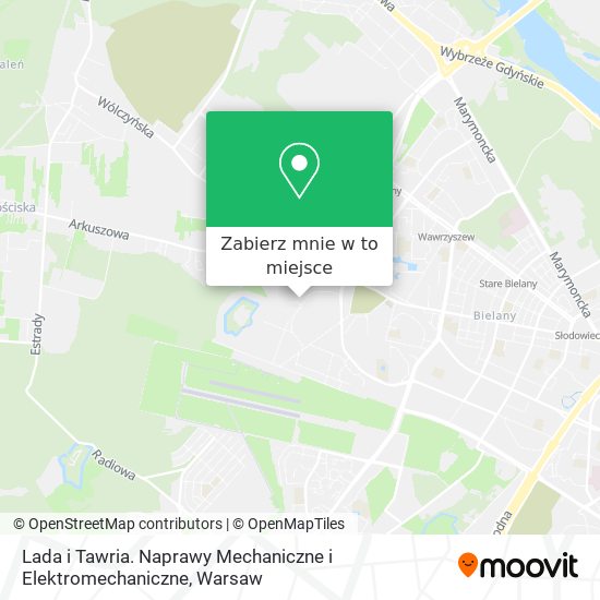 Mapa Lada i Tawria. Naprawy Mechaniczne i Elektromechaniczne