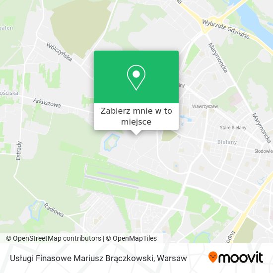 Mapa Usługi Finasowe Mariusz Brączkowski