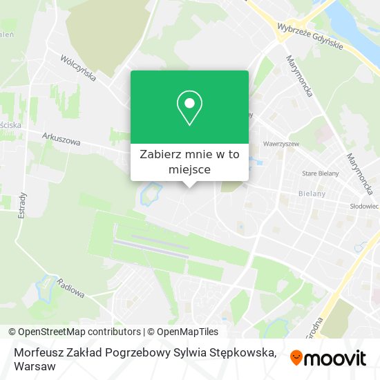 Mapa Morfeusz Zakład Pogrzebowy Sylwia Stępkowska