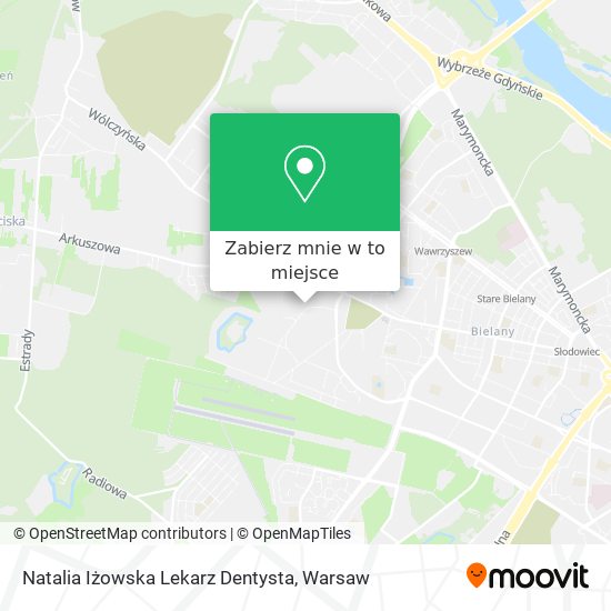 Mapa Natalia Iżowska Lekarz Dentysta