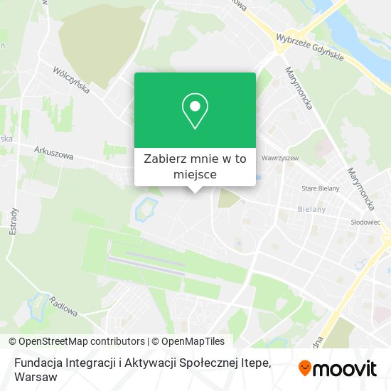 Mapa Fundacja Integracji i Aktywacji Społecznej Itepe