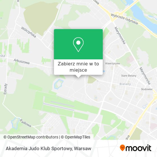 Mapa Akademia Judo Klub Sportowy