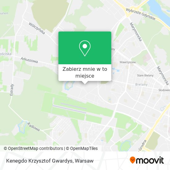 Mapa Kenegdo Krzysztof Gwardys