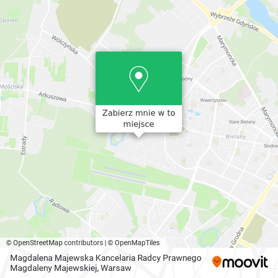 Mapa Magdalena Majewska Kancelaria Radcy Prawnego Magdaleny Majewskiej