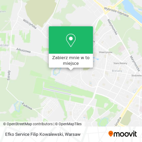 Mapa Efko Service Filip Kowalewski