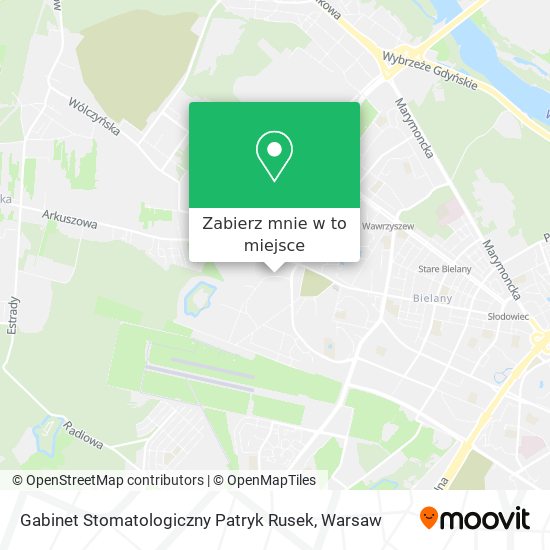 Mapa Gabinet Stomatologiczny Patryk Rusek