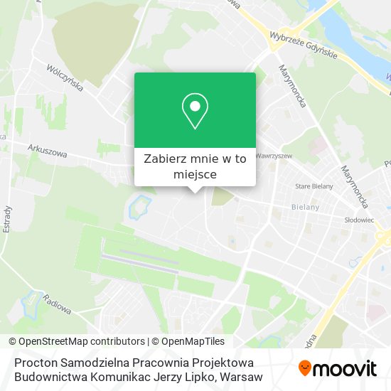 Mapa Procton Samodzielna Pracownia Projektowa Budownictwa Komunikac Jerzy Lipko