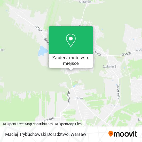 Mapa Maciej Trybuchowski Doradztwo