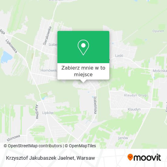 Mapa Krzysztof Jakubaszek Jaelnet