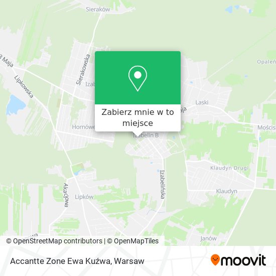 Mapa Accantte Zone Ewa Kuźwa