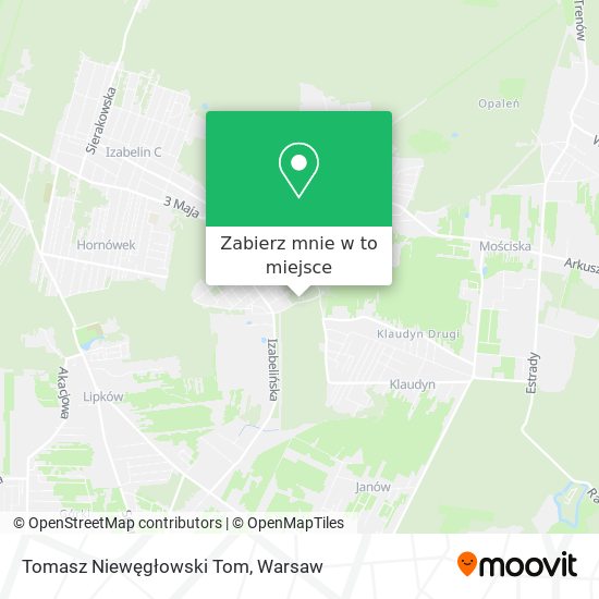 Mapa Tomasz Niewęgłowski Tom