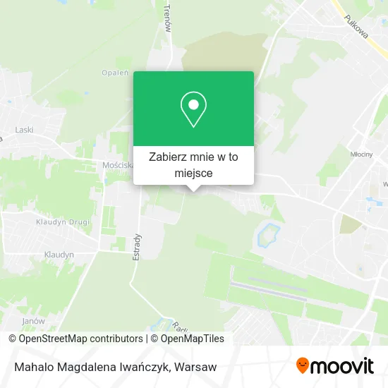 Mapa Mahalo Magdalena Iwańczyk