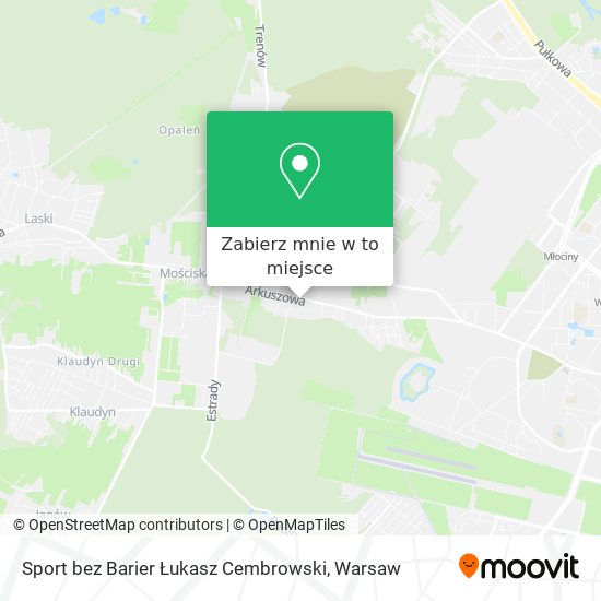 Mapa Sport bez Barier Łukasz Cembrowski