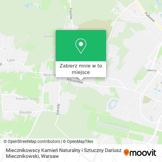 Mapa Miecznikowscy Kamień Naturalny i Sztuczny Dariusz Miecznikowski