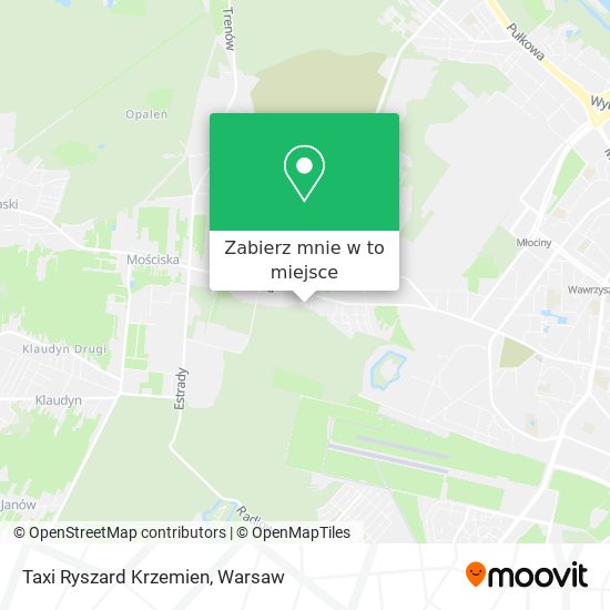 Mapa Taxi Ryszard Krzemien