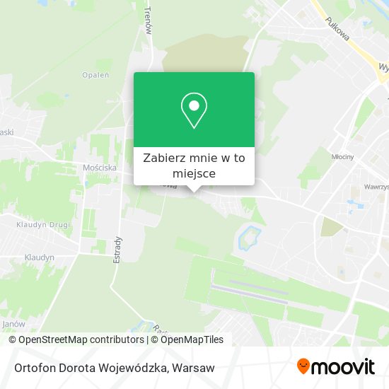 Mapa Ortofon Dorota Wojewódzka