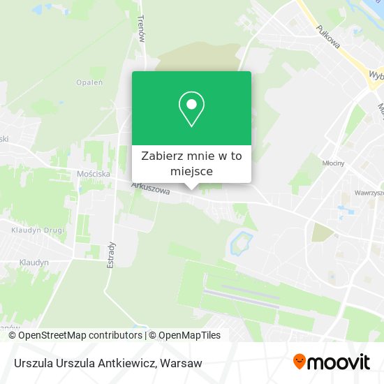 Mapa Urszula Urszula Antkiewicz