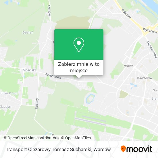 Mapa Transport Ciezarowy Tomasz Sucharski