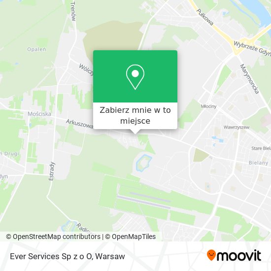 Mapa Ever Services Sp z o O