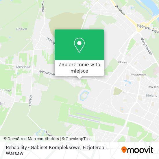 Mapa Rehability - Gabinet Kompleksowej Fizjoterapii