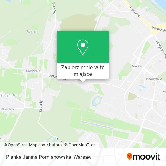 Mapa Pianka Janina Pomianowska