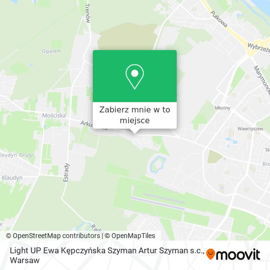 Mapa Light UP Ewa Kępczyńska Szyman Artur Szyman s.c.