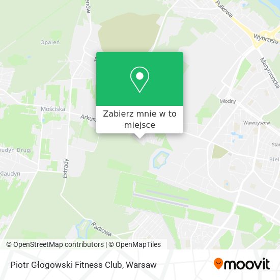 Mapa Piotr Głogowski Fitness Club