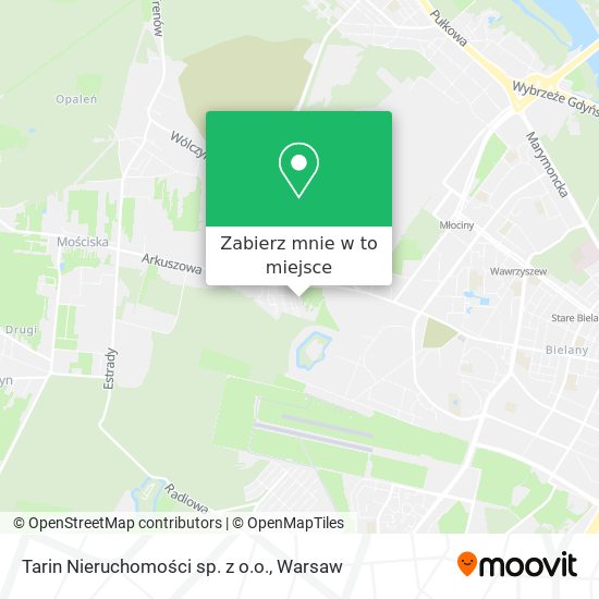 Mapa Tarin Nieruchomości sp. z o.o.