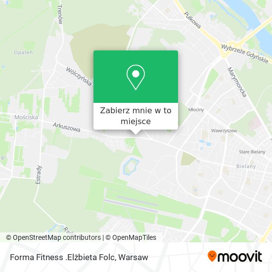 Mapa Forma Fitness .Elżbieta Folc