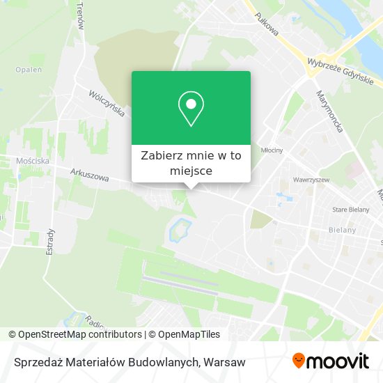 Mapa Sprzedaż Materiałów Budowlanych